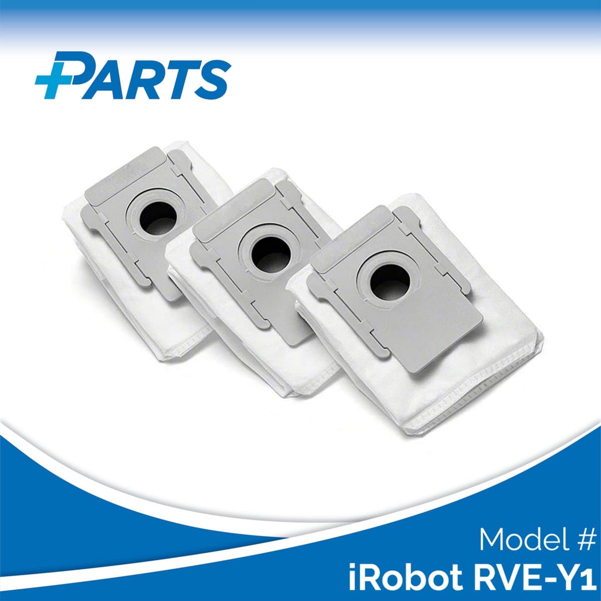 iRobot RVE-Y1 Stofzakken (3 Stuks, Plus.Parts® alternatief voor 4626194 / 4640235) — afbeelding 1
