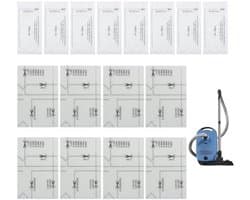 Set van 16 filters geschikt voor Miele stofzuiger, incl. Motorbeschermingsfilters