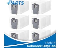Roborock QR52-00 Stofzakken (6 Stuks, Plus.Parts® alternatief voor 8.02.0239)