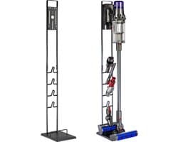 SQOON® Stofzuigerstandaard - Universeel -Geschikt voor o.a. Dyson V7, V8, V10, V11, V12, V15, V16 - Ook geschikt voor andere merken zoals AEG, Rowenta X-FORCE, Bosch, - Inclusief accessoires houders