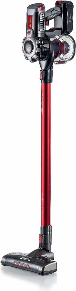 Ariete 2757 draadloze steelstofzuiger - met opzetstukken - Kruimeldief - 45 min accuduur - rood — afbeelding 1