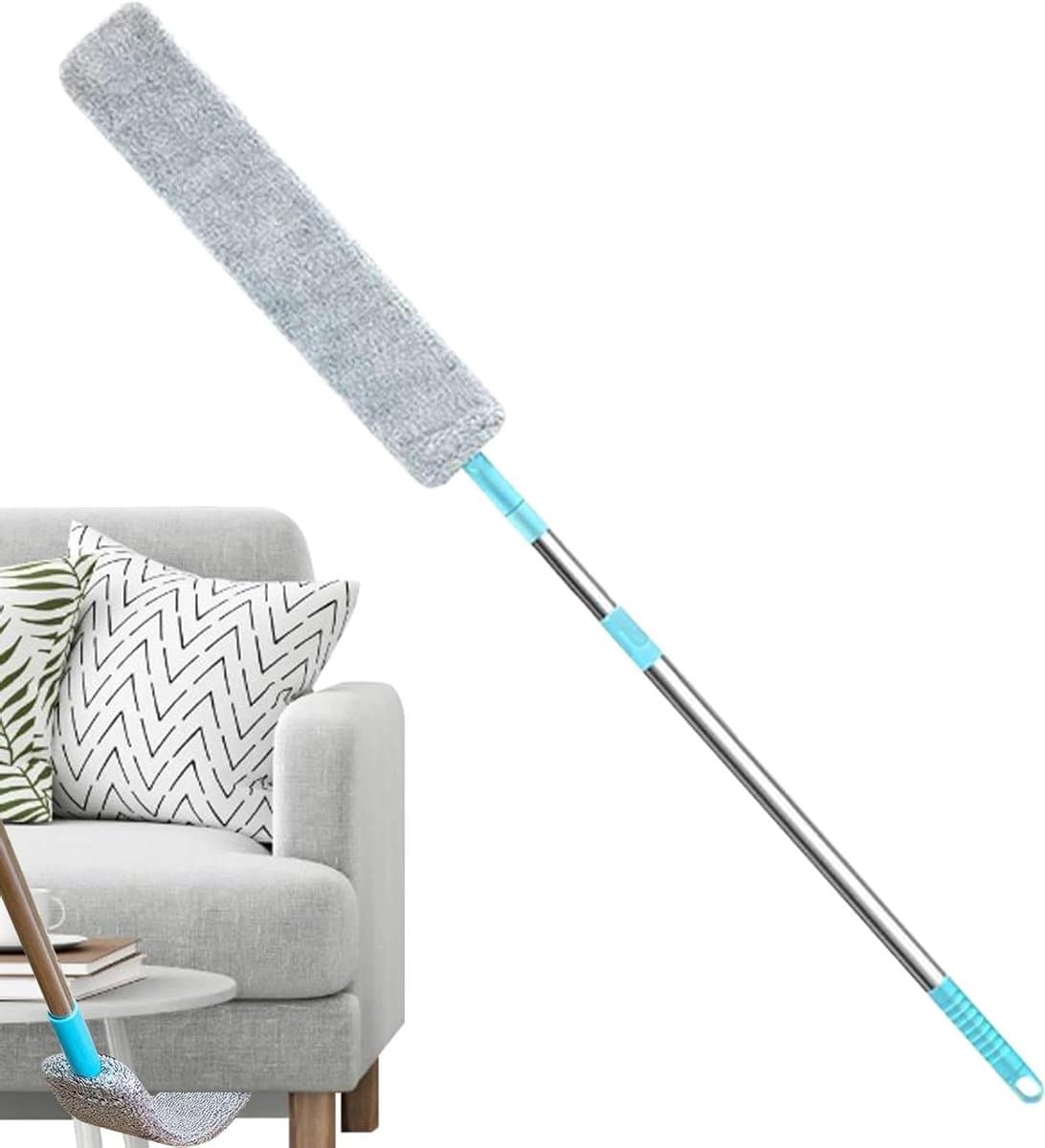 Platte Stofdoek - Microvezel Reiniger - Onder Apparaten - Verstelbare Handgreep - 126 cm - Individueel — afbeelding 1