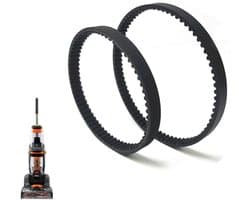 Stofzuiger Riemen Set - Vervangende Riemen - Stofzuiger Onderhoud - Specifiek voor ProHeat 2X - 2 stuks - Zwart