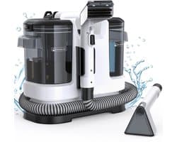 ELVENTO Tapijtreiniger machine - Vlekkenreiniger - Bank reiniger - Carpet cleaner - Wit - 13,5 kPa zuigkracht - Dubbel tanksysteem