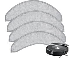 4 stuks vervangende dweilpads voor iRobot Roomba Combo j7+/ j9+ accessoires - microvezel wasbaar dweilpad voor iRobot Roomba Combo j7+/ j9+ robotstofzuiger en dweil (niet geschikt voor Roomba)