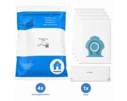 Kleanburg Vervangende stofzuigerzak – compatibel met Miele HyClean Pure TU & CO / Guard S1, L1, M1 – niet origineel (4 zakken + filter)