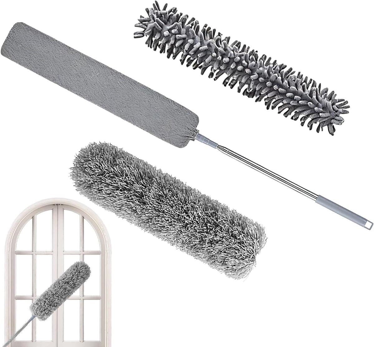 Intrekbare Duster - Stofwisser Plumeau - Moeiteloos Stof Verwijderen - Microvezel Stofabsorptie - 46 cm - Niet gespecificeerd — afbeelding 1