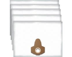 5x Dparts stofzuigerzakken geschikt voor Parkside en Einhell - microfleece zakken voor Lidl PNTF 23 - PTS 250 - PNTS 1250 - 1300 - 1400 - 1500 series - nat droog stofzakken