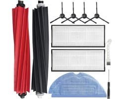 Spare Parts for Roborock S8/S8+/S8 Plus Vacuum Cleaner, 1 Double Roller Brush, 4 Side Brushes, 2 HEPA Filters, 2 - ShopVlot