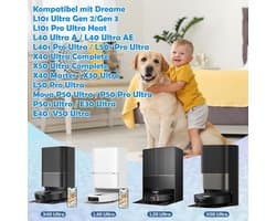 Moppads geschikt voor Dreame L10s Ultra Gen 2/Gen 3, L10/L20/L40/L50, X40/X50