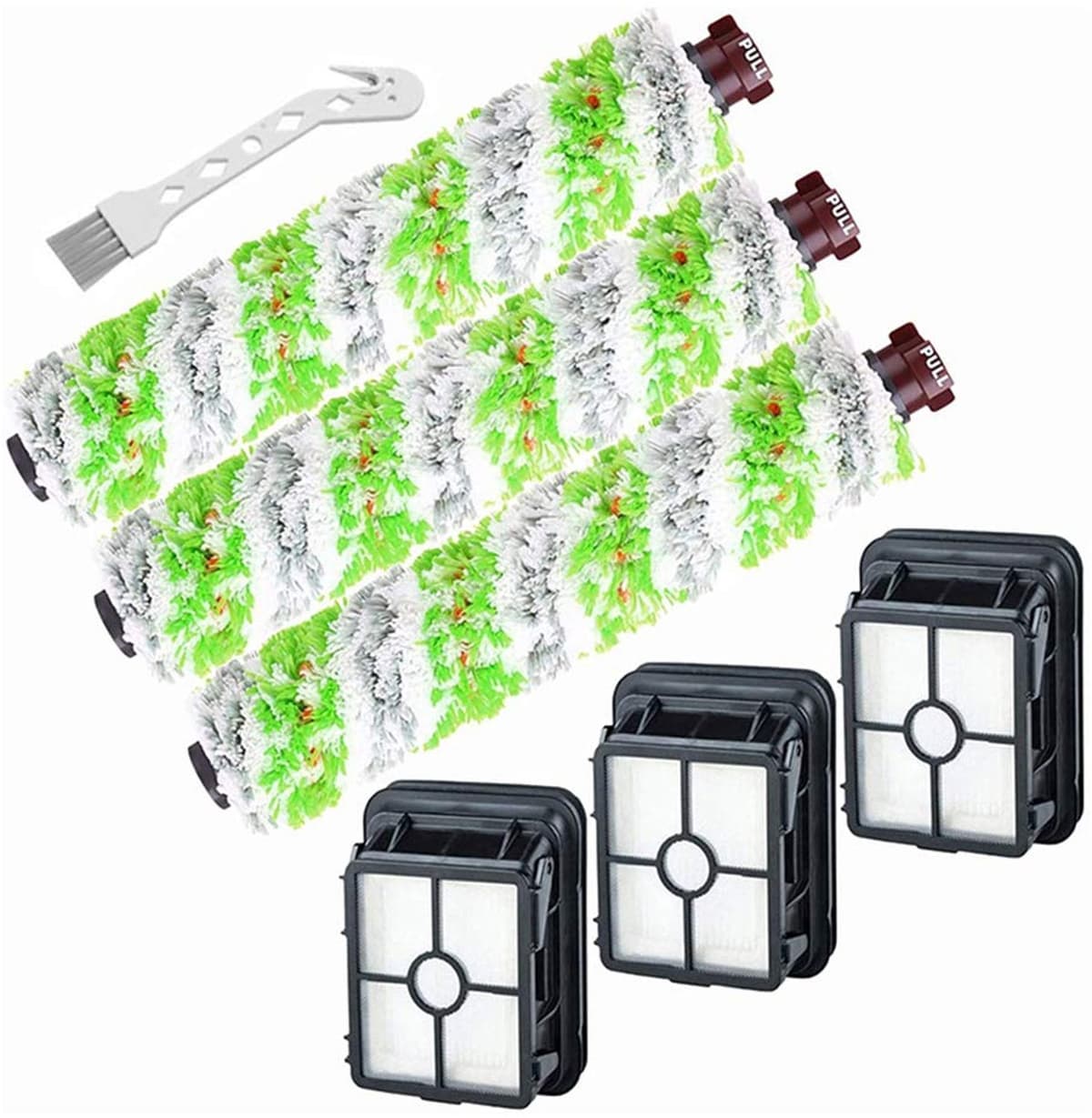 Borstelrolset voor CrossWave - 3 Rollen - 3 Filters - 1 Borstel — afbeelding 1