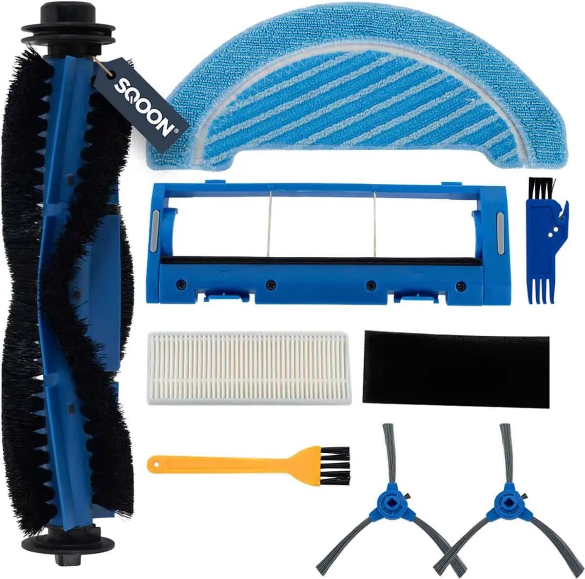 SQOON® Onderhoudsset Geschikt voor Cecotec Conga 1090 Serie – 9-delig — afbeelding 1