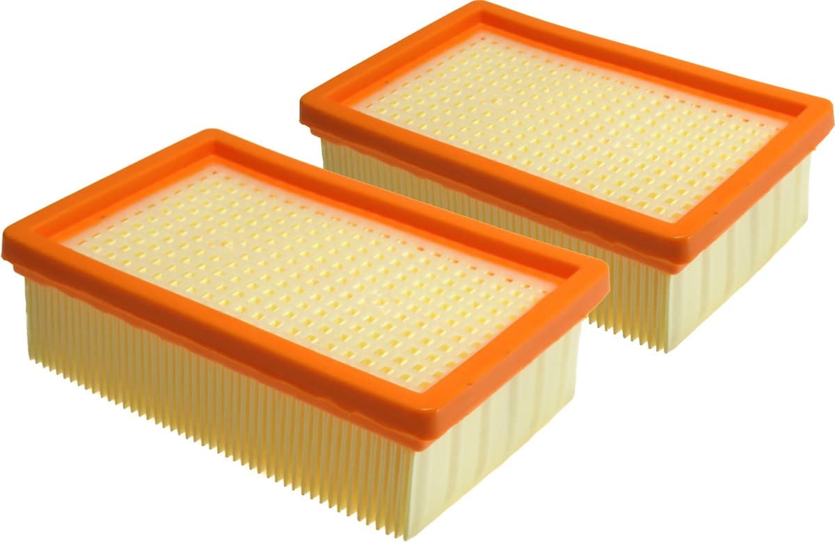 2x Dparts filter geschikt voor Karcher - voor WD4 MV4 - WD5 MV5 - WD6 MV6 series - vlakfilter WD MV 4 5 6 P Premium - stofzuigerfilter - nr. 2.863-005.0 — afbeelding 1