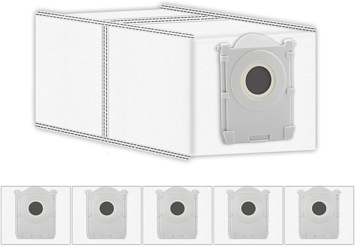 (6 Stuks) X8 Pro Omni Vervangende Stofzakken Compatibel Met ECOVACS DEEBOT X8 PRO OMNI/ T80 Omni/ T30C Omni/ X9 Pro Omni/ T50 MAX PRO Omni/ T50 PRO Omni Robotstofzuiger, Stofzakken, Stofzuigerzak — afbeelding 1