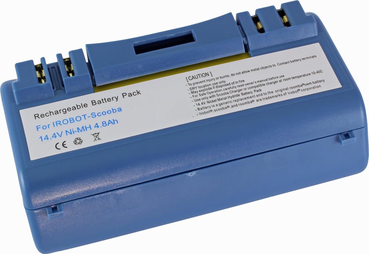 NiMh accu,batterij 4800 mAh voor Scooba (385, 5800, etc) — afbeelding 1