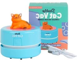 Oplaadbare Mini Stofzuiger voor Bureau met Kattenontwerp