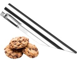 Kruimelvanger RVS - Tafelkruimel Serveer - Tafels Schoonmaken - Met Veiligheidsclip - 14 cm - Zilverkleurig