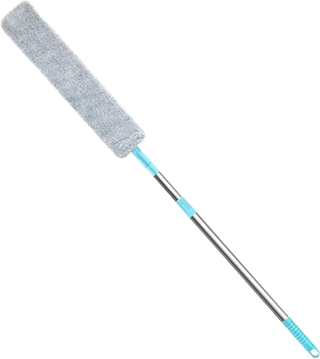 Platte Stofwisser - Onder Apparaat Stofverwijderaar - Stof Verwijderen - Intrekbare Steel - 126 cm - Grijs — afbeelding 1