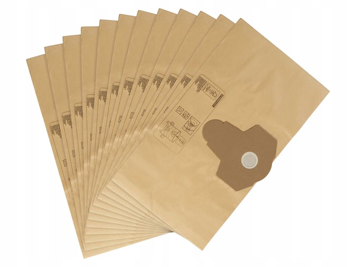Parkside PFT 20 A1 Stofzuigerzakken Papier 12 Stuks 20L — afbeelding 1
