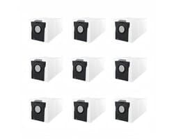 9 Stuks Stofzakken Geschikt voor Dreame D20 Plus & D20 Pro Plus - Vervangt RDB17 - 3L Stofzuigerzakken voor Afzuigstation