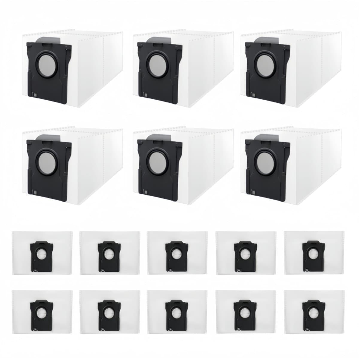 16 Stuks Stofzakken Geschikt voor Dreame D20 Plus & D20 Pro Plus - Vervangt RDB17 - 3L Stofzuigerzakken voor Afzuigstation — afbeelding 1