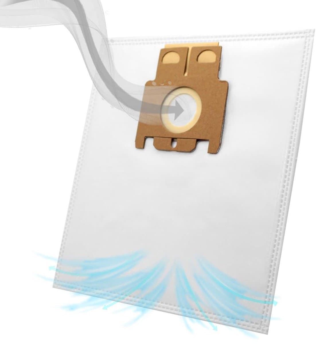 Omgoods - Vervangende Stofzuigerzakken 20 stuks voor Miele Swing H1 EcoLine — afbeelding 1