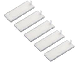 5 Pack Vervanging Filter Set - Wasbare Stoffilter - Efficiënte Filtratie Voor Lefant F1 Robot Stofzuiger Onderdelen Accessoires