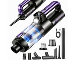 Nexeli NX-AP-30 Auto Stofzuiger – Draadloze Kruimeldief – Handstofzuiger – Blaasfunctie – USB-C Oplaadbaar