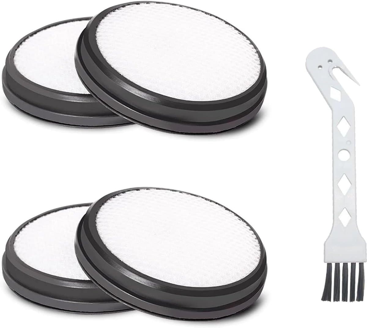 4 stuks HEPA filter - geschikt voor Jimmy B505 - B506 - BX5 - BX6 - 6 Pro - BX7 Pro - WB55 - WB73 mijtzuigers - en borstels — afbeelding 1