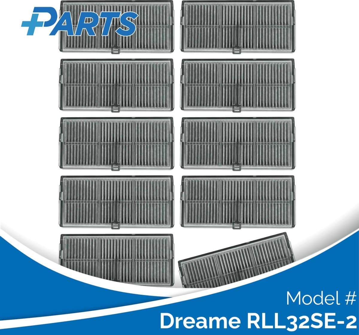 Dreame RLL32SE-2 Filters (10 Stuks, Plus.Parts® alternatief voor RHF14) — afbeelding 1