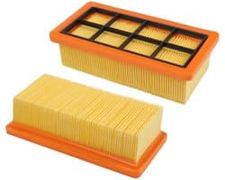 2x Vervangend filter geschikt voor Karcher AD 3200 AD 3 Premium AD 4 Premium AD2 - 6.415-953.0 KFI 7420