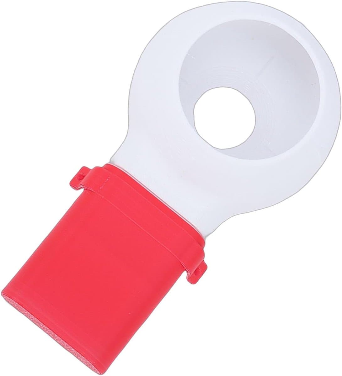 Boorstof opvangbak - Stofvanger boor - Muur boren - Herbruikbaar - 12 x 6 cm - Wit rood — afbeelding 1
