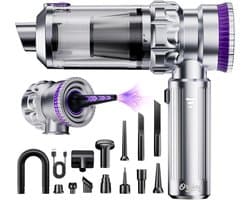 Draadloze Handheld Auto Stofzuiger - Zwart - Mini Draagbaar en Lichtgewicht - Voor Auto en Thuis