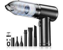 Handstofzuiger 4-in-1 - Draadloos - 22000 PA zuigkracht - Ideaal voor auto en huis - ShopVlot