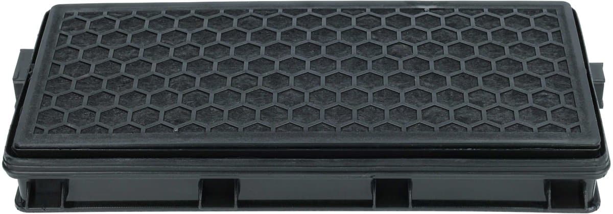 vhbw 2 stofzuigerfilters, compatibel met de Miele Complete C3 Black Diamond EcoLine-stofzuiger – HEPA-actieve-koolfilter, zwart-wit — afbeelding 1