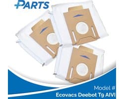 Ecovacs Deebot T9 AIVI Stofzakken (3 Stuks, Plus.Parts® alternatief voor D-DB03)
