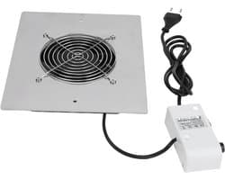 Elektrische Nagelstofafscheider - Desktop Stofzuiger - Nagels Schoonmaken - Krachtige Ventilator - 57-inch Gat - Metaal
