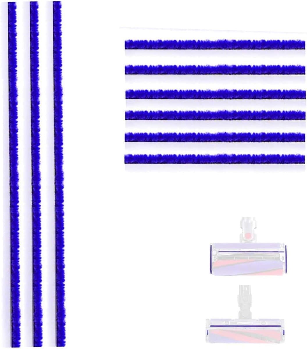 9 stuks pluche strips - Zachte pluche strips accessoires voor Dyson V6 V7 V8 V10 V12 V15 DC58 DC59 DC62 DC72 DC74 stofzuiger reinigingskoppen reserveonderdelen — afbeelding 1