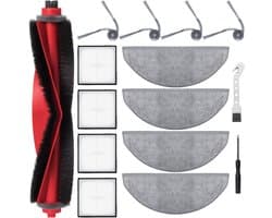 OmGoods - Dailygoody - Accessory set - Robot stofzuiger onderdelen - Hoogwaardige vervangingsset - Accessoireset voor Roborock Q10 X5/Q10 X5+ - Inclusief borste...