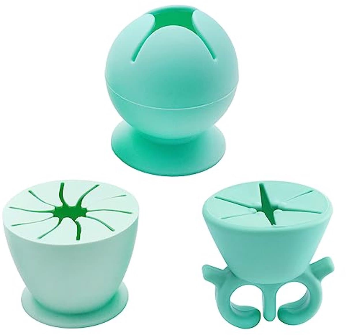 Afvalverzamelaars Set - Vinyl Schroot Tools - Ambachtelijke Projecten - Krachtige Zuignap - 3 Stuks - Groen — afbeelding 1