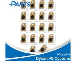 Dyson V8 Cyclone Stofzakken (18 Stuks, Plus.Parts® alternatief voor 975738-01)
