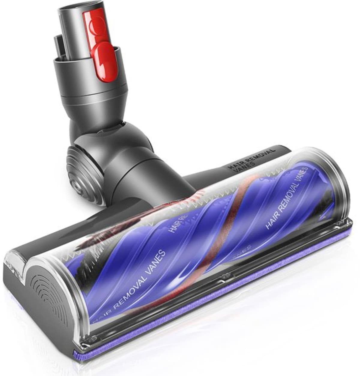 Elektrische Borstel compatibel voor V7 V8 V10 V11 V15, Reserveonderdeel Direct Aangedreven Reinigingskop Turbine, Accessoire voor Turboborstel Met snelsluiting voor Harde Vloeren en Tapijten — afbeelding 1