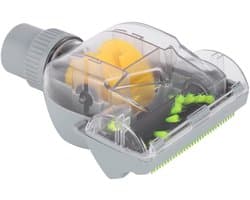 Turbo Borstel Mini - Universeel 32-35 mm - Diepe Reiniging - Stof en Vuil - Geschikt voor Meubels en Vloeren - Inclusief 2 Adapterringen - Stofzuigerborstel