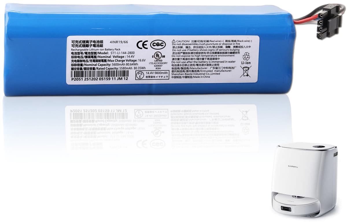 Stofzuigeraccu - 14,4 V - 5600 mAh - voor robotstofzuiger — afbeelding 1