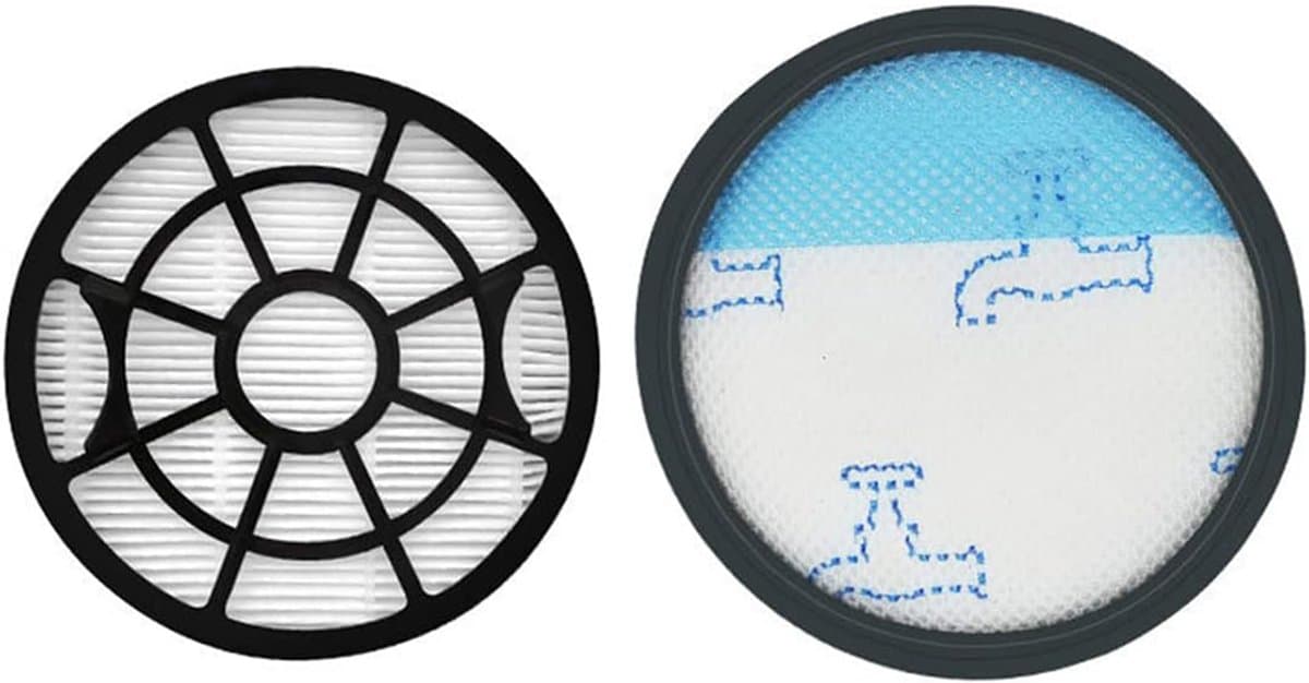 2 stuks filter voor stofzuiger – HEPA vervangfilter ZR904301 – compatibel met Moulinex Swift Power Cyclonic – wasbaar voorfilter en droog reinigbare HEPA-cassette — afbeelding 1
