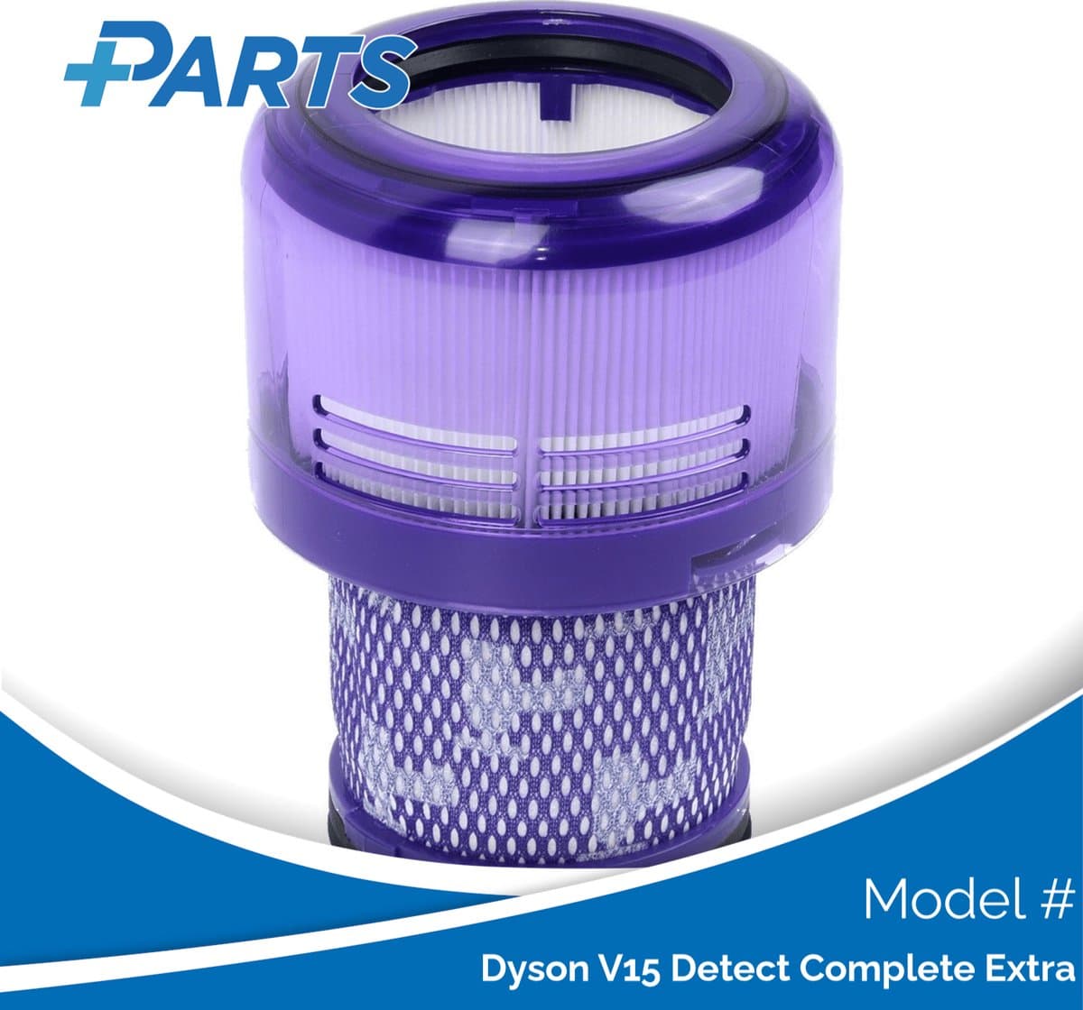 Dyson V15 Detect Complete Extra Filter (Plus.Parts® alternatief voor 970013-02) — afbeelding 1