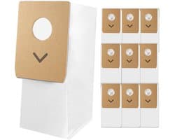 10-delige NEC490BL Stofzakken Vervanging - Geschikt voor Eureka Stylus Elite Stofzuigers