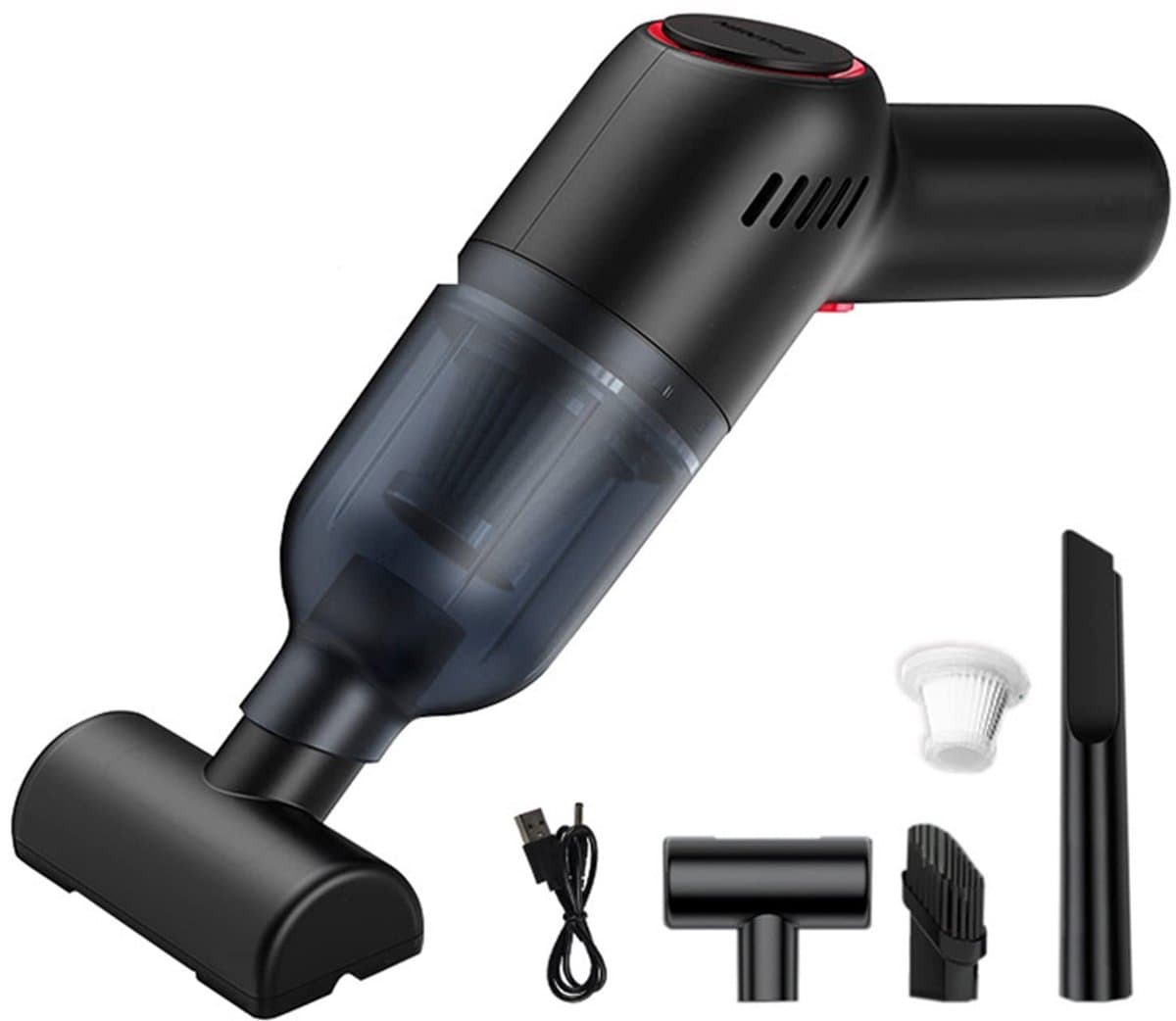 Multifunctionele Mini Stofzuiger - Handstofzuiger - Multifunctionele Stofzuiger - multifunctionele accessoires - Stofzuiger - Dierenharen - Krachtige Zuigkracht - Auto-stofzuiger — afbeelding 1