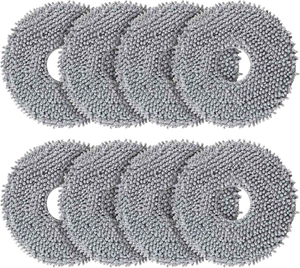 8x Dweilpads geschikt voor Dreame L10s Pro Ultra ,L10s Ultra Gen 2, L10s Ultra Heat - Microvezel Moppads - Wasbaar — afbeelding 1