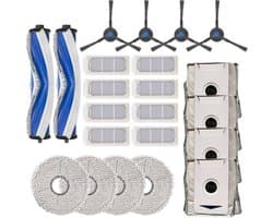 Ecovacs Deebot T30 (Pro) Omni en Bosch Spotless Max Onderhoudsset (Plus.Parts® alternatief voor DKT080142)
